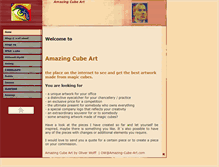Tablet Screenshot of amazing-cube-art.com